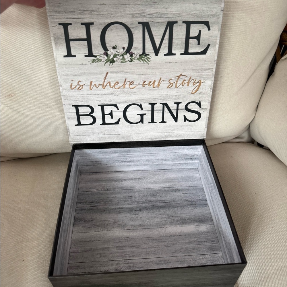Home is the Heart Client Realtor new homeowner gift box